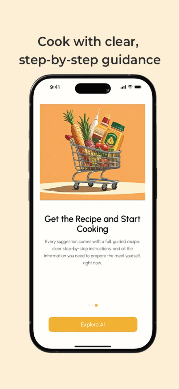 Dailyfood guided recipe screen